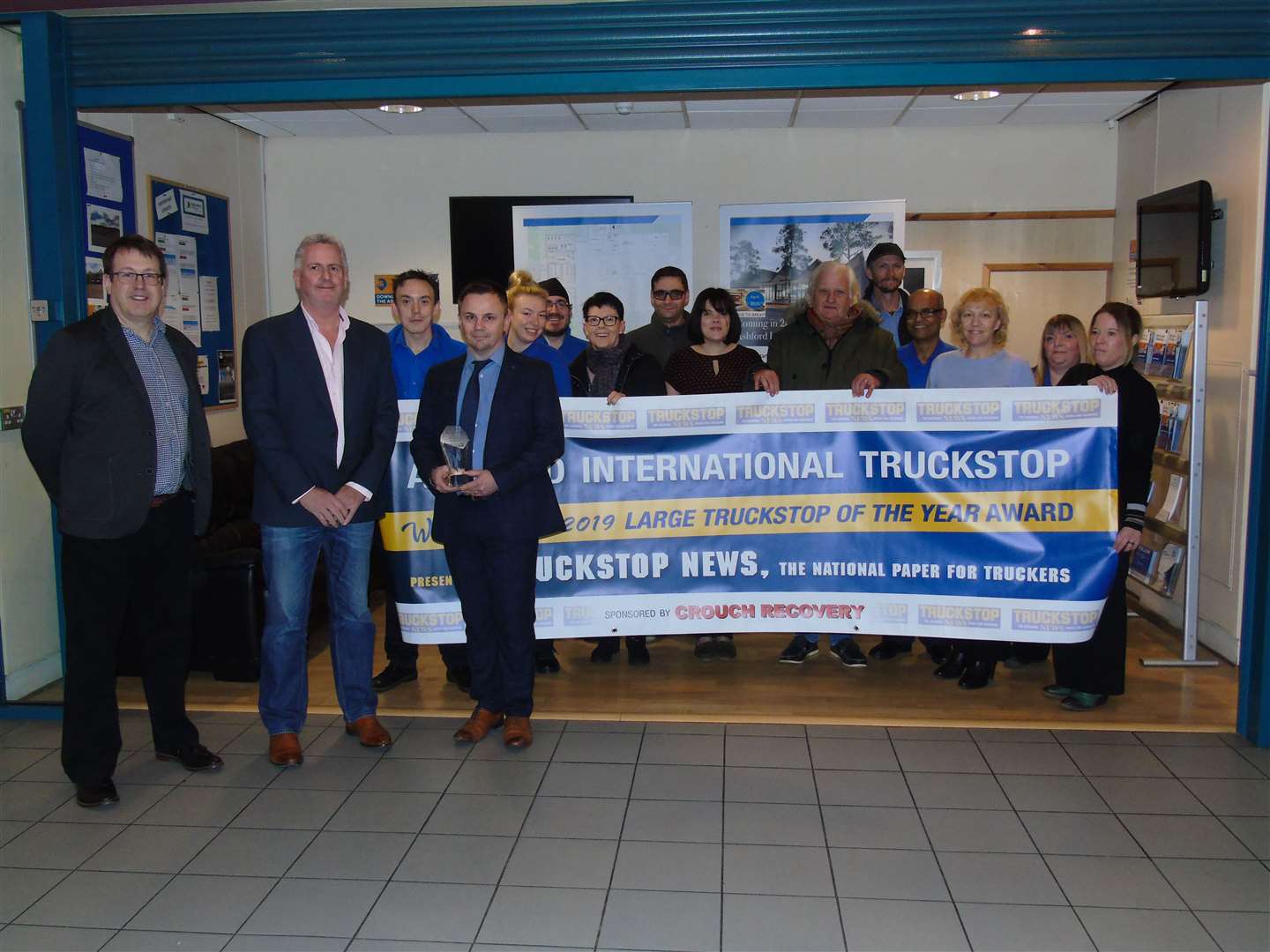 Ashford International Truckstop has won a top award