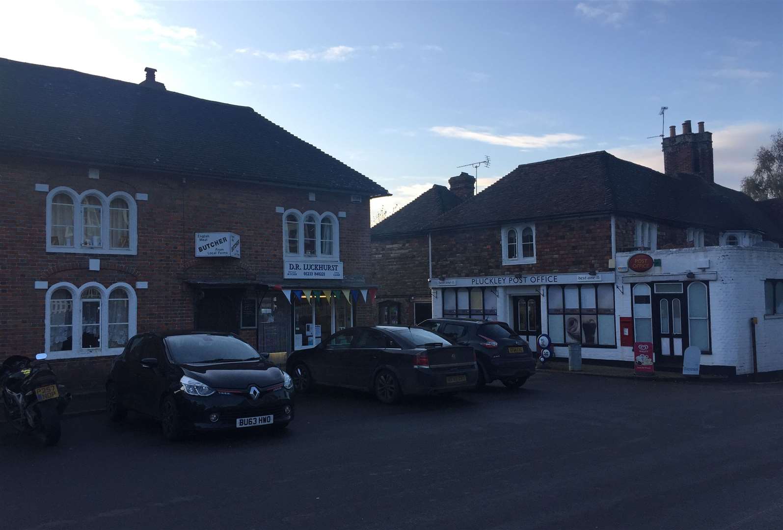 The corner shop and butcher in Pluckley