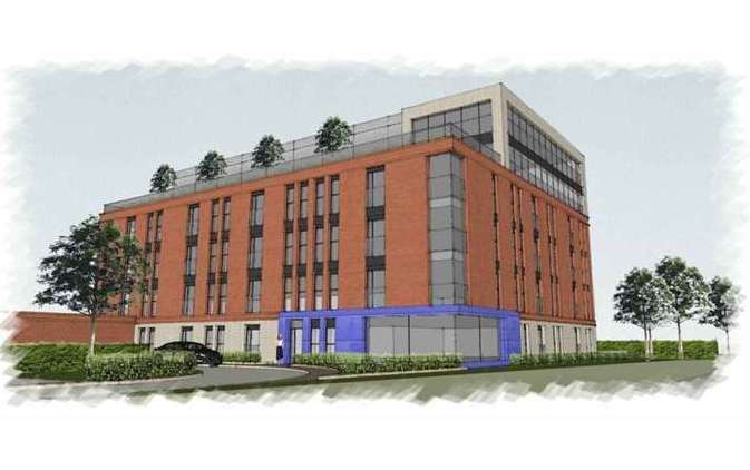 An artist's impression of how a proposed block of flats in Sittingbourne town centre would look. Picture: NW-ARCHITECTS