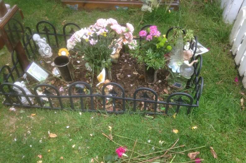 Billie-Marie's grave has been targeted repeatedly