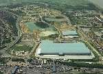 The planned depot for Sainsbury's. Picture taken before houses in The Bridge were built