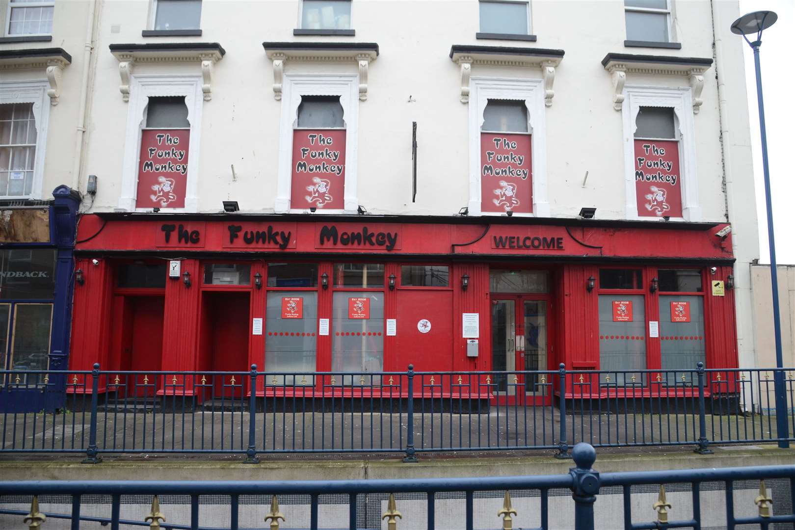 Funky Monkey club in Bench Street, Dover, closed in December last year. Picture: Gary Browne