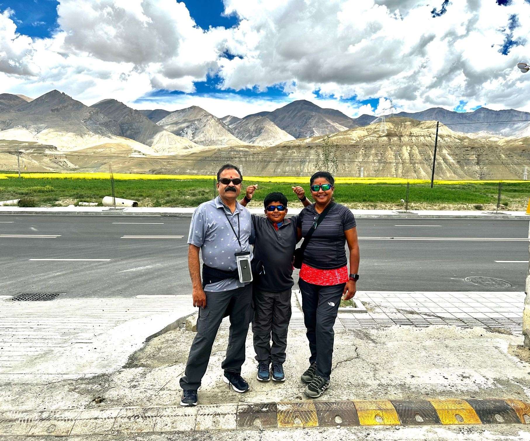 Dr Athmaja Thottungal completed the trek with her family 18 months after her second Covid infection. Picture: East Kent Hospitals University NHS Foundation Trust