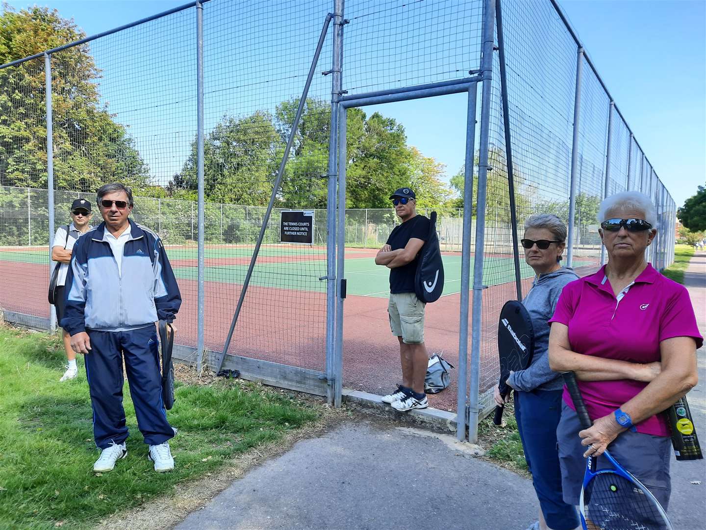 Residents are calling on the council to reverse its decision to close the tennis courts in Memorial Park, Herne Bay, and remove their nets