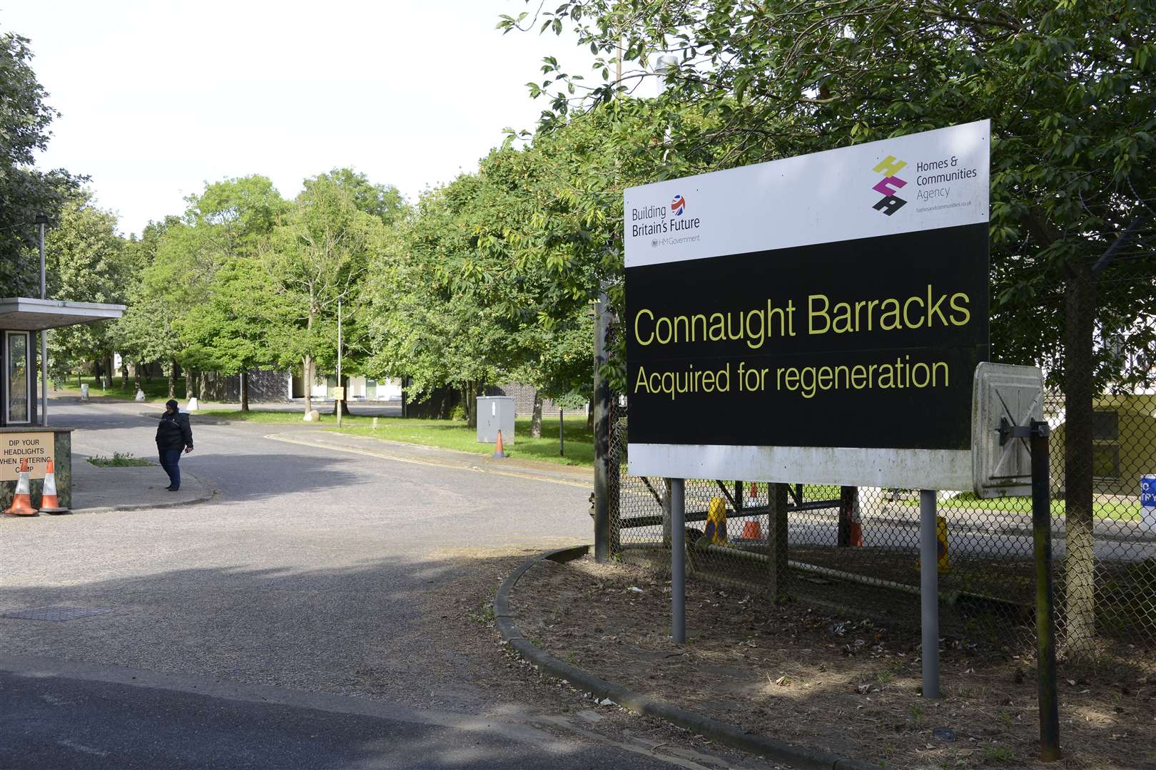 The Connaught Barracks site in 2014, Picture: Paul Amos