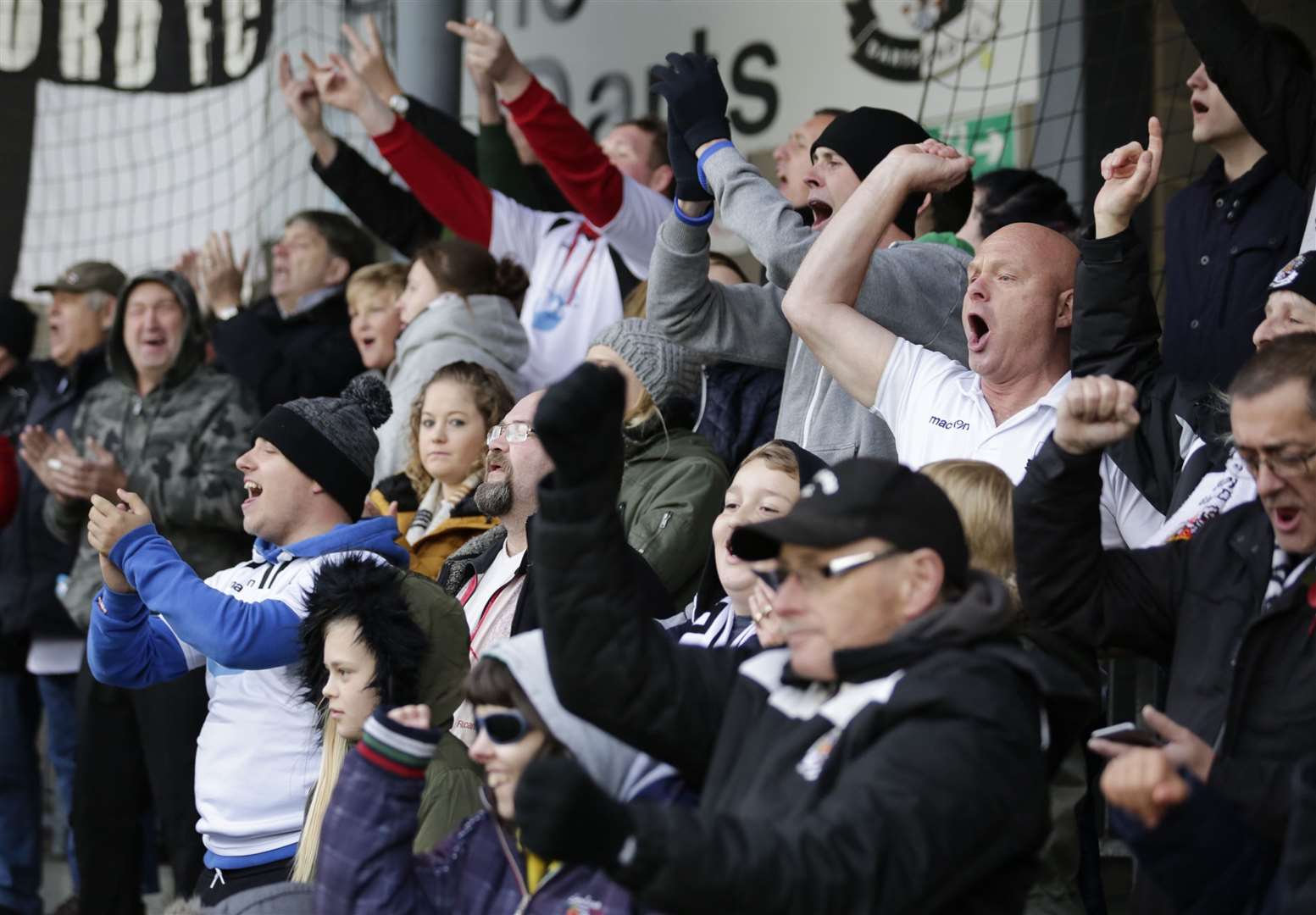 Ady Pennock has praised the atmosphere generated by the Dartford faithful. Picture: Martin Apps