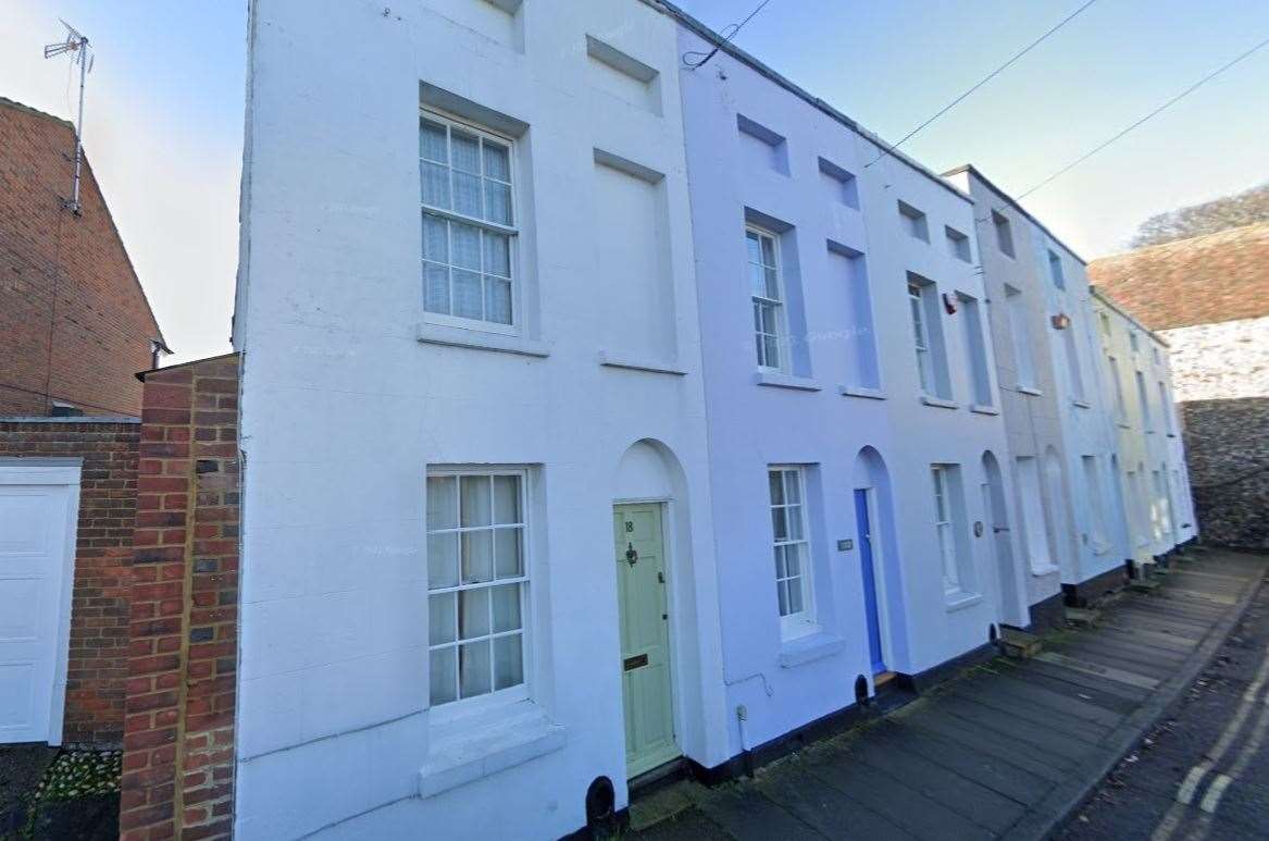 John Hacker owned a row of properties in Blackfriars in Canterbury. Picture: Google Street View