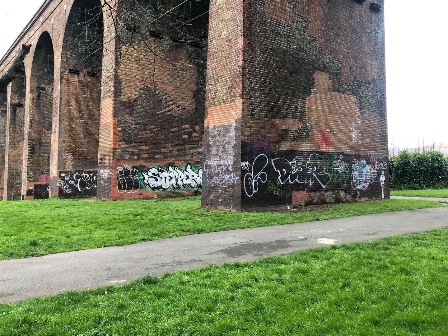 The Folkestone Town Sprucer team have seen a rise in the amount of graffiti vandalism in the town in recent weeks