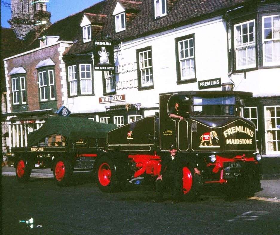 Fremlin's reinstated this steam-driven wagon to get their beers out to the pubs, during a fuel shortage in the mid-70s Picture: Bob Lucas