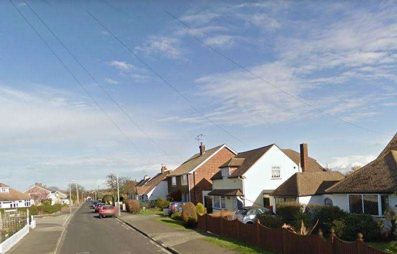 The man knocked on the door of a home in Swalecliffe Road. Picture: Google Street View