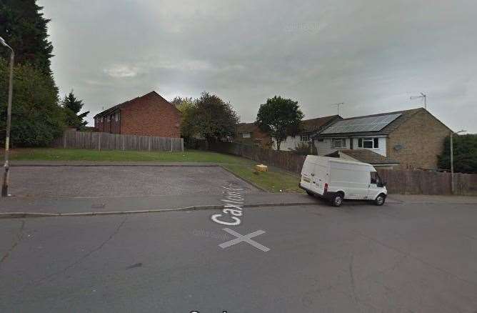 The incident is alleged to have taken place in an alleway leading from Porchester Close, in Hartley. Photo: Google