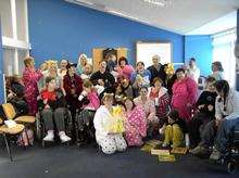 Members and staff of the Crawford Centre in Sheerness raised money for Children in Need
