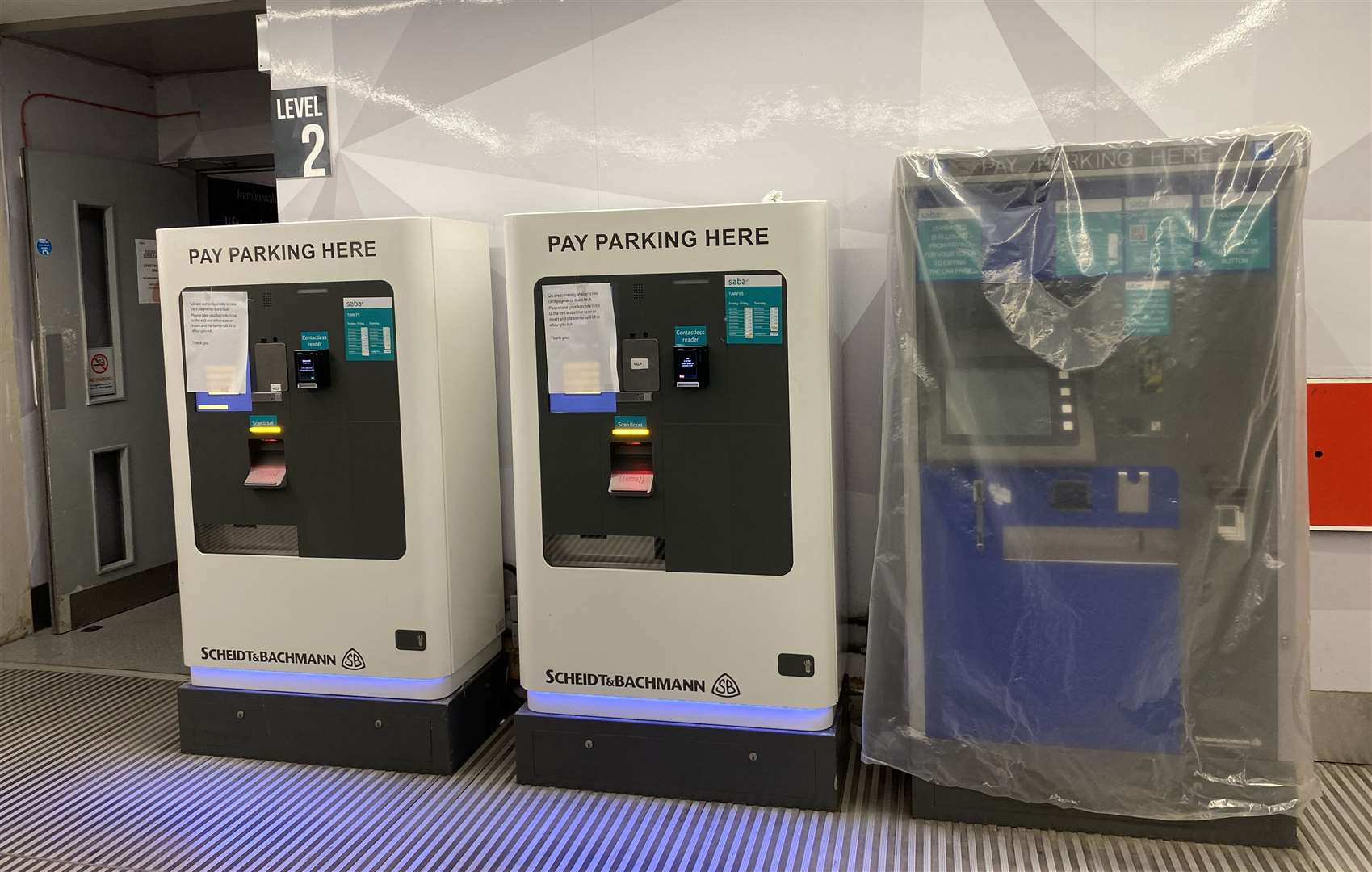 The new ticketing systems that are being installed, versus one of the old machines, right