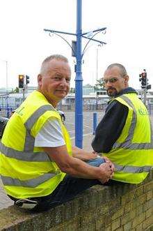 Andre Stankievich &amp; Carl Williams from Sheerness Enhancement Association for Leisure (SEAL)