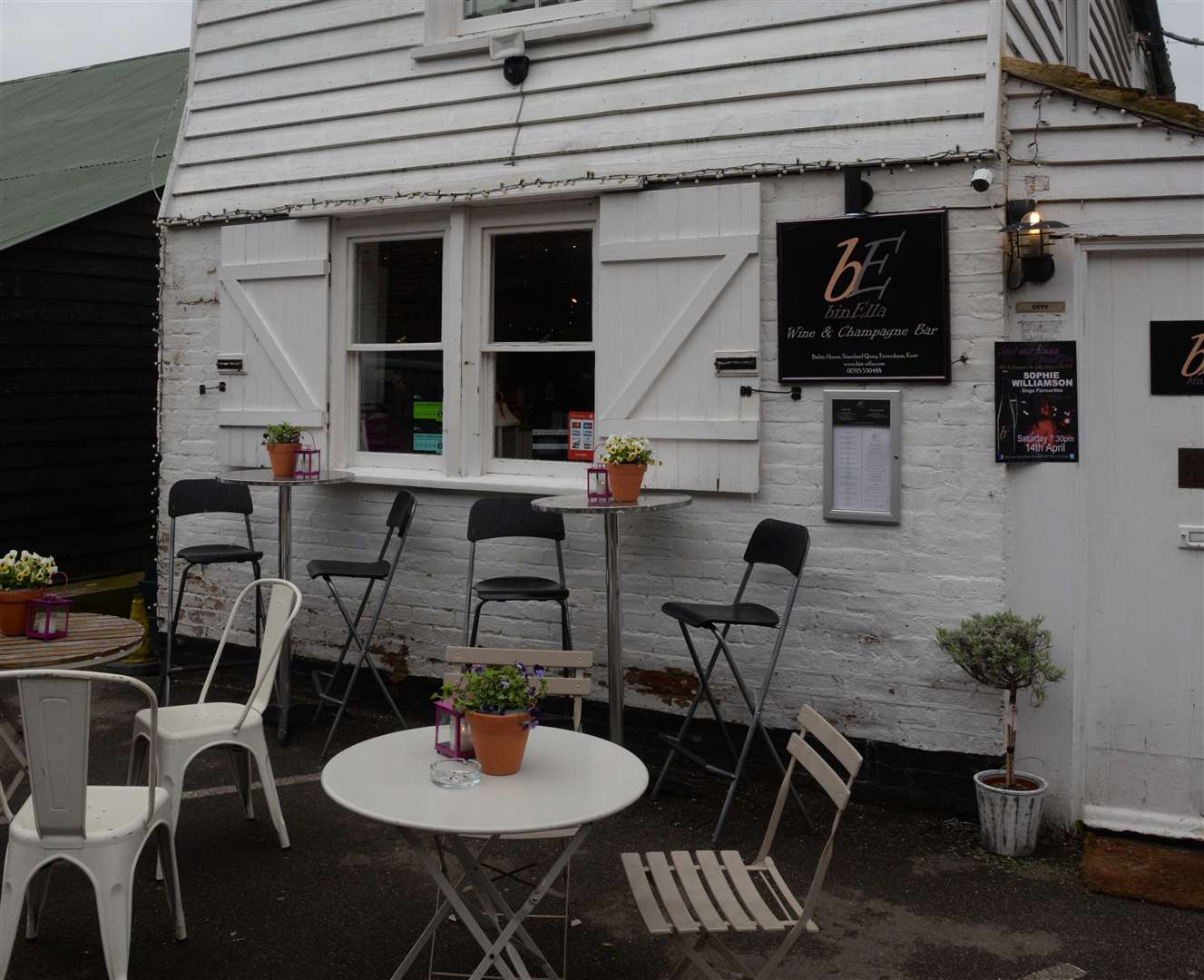 The Binella wine bar and restaraunt on Standard Quay, Faverham. Picture: Chris Davey