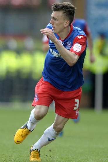 Harry Grant in action for the Gills at Burton last season Picture: Barry Goodwin