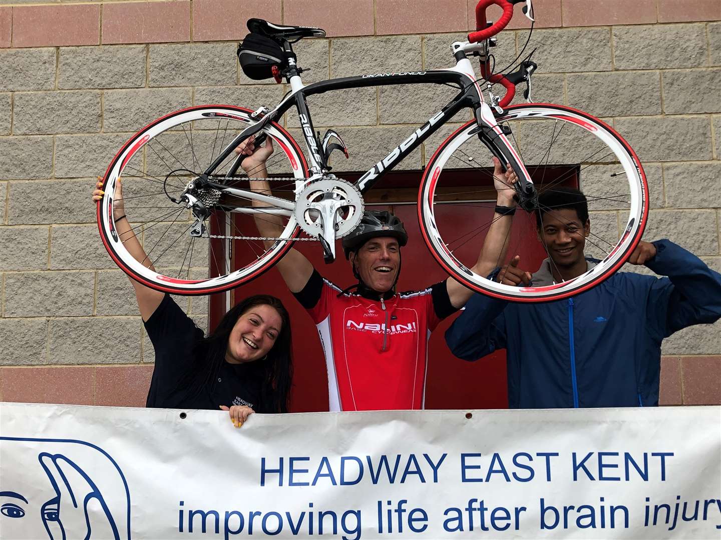 Kevin has raised about £2,000 for charity Headway