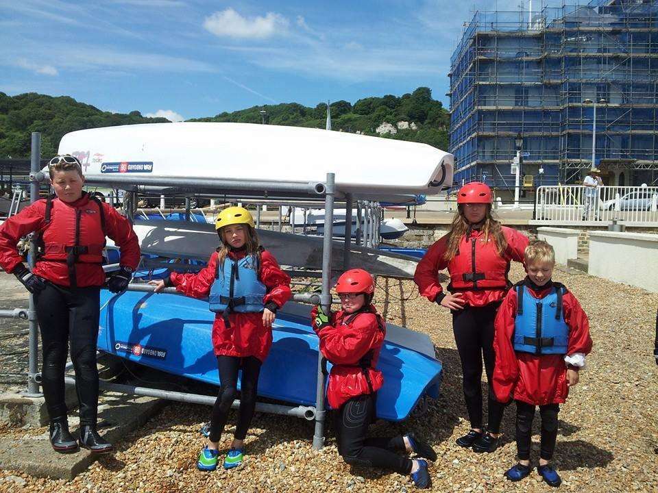 Young sailors at the Royal Cinque Ports Pirates Sailing Club were disappointed to learn that one of their dinghies was stolen from where it was kept at Dover Sea Sports Centre. Picture Karen Amber.