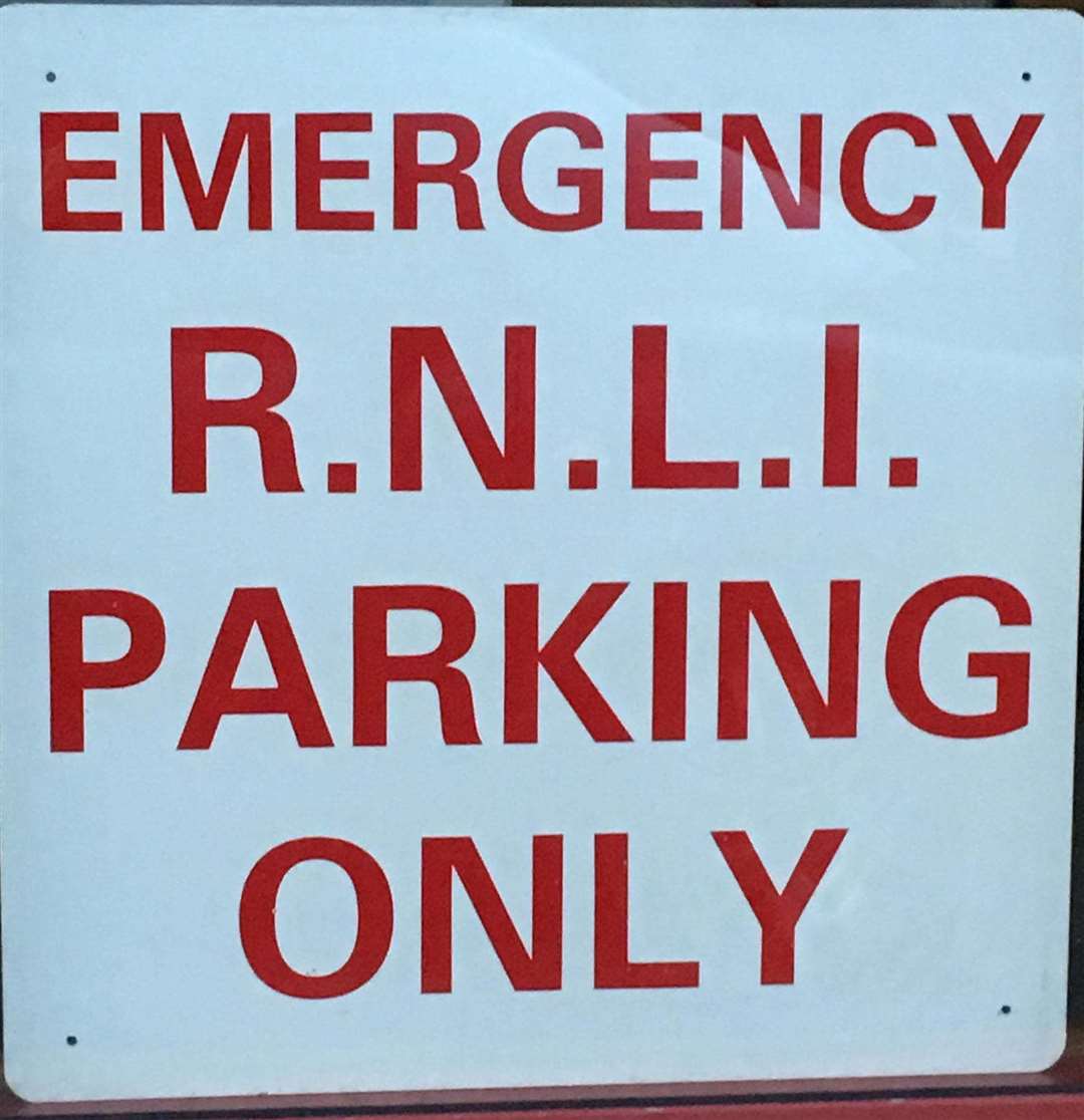 RNLI Whitstable is urging people not to park in its emergency spaces. Picture: RNLI Whitstable Lifeboat Station/Facebook