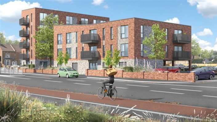 How the rejected flats on Beaver Road could have looked. Picture: On Architecture