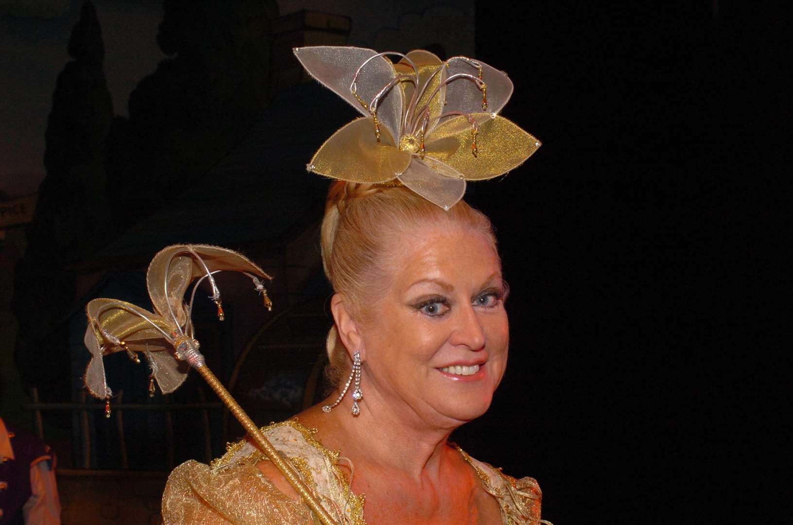 Kim Woodburn was the Fairy Godmother in Cinderella. Picture: Steve Crispe