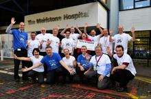 A group of staff from Maidstone Hospital are taking part in Movember this year.
