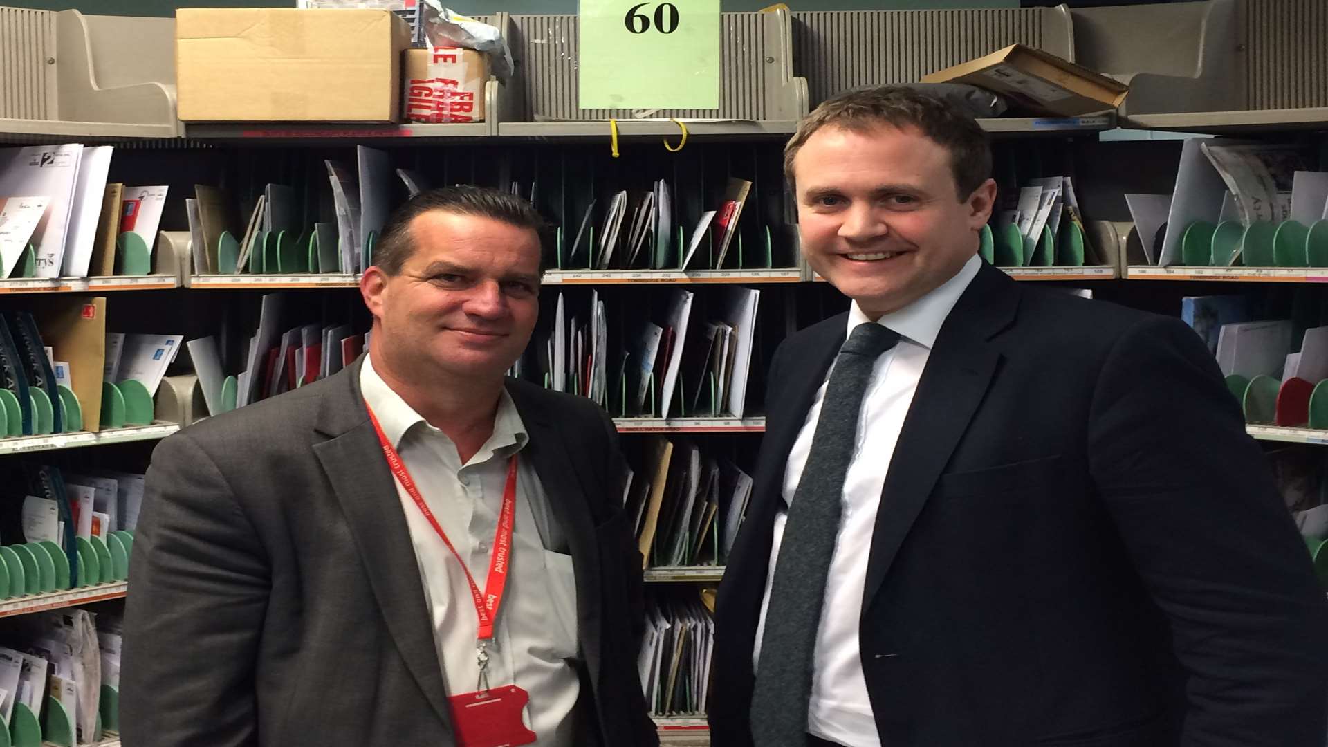 Tom Tugendhat with Steve Nelson