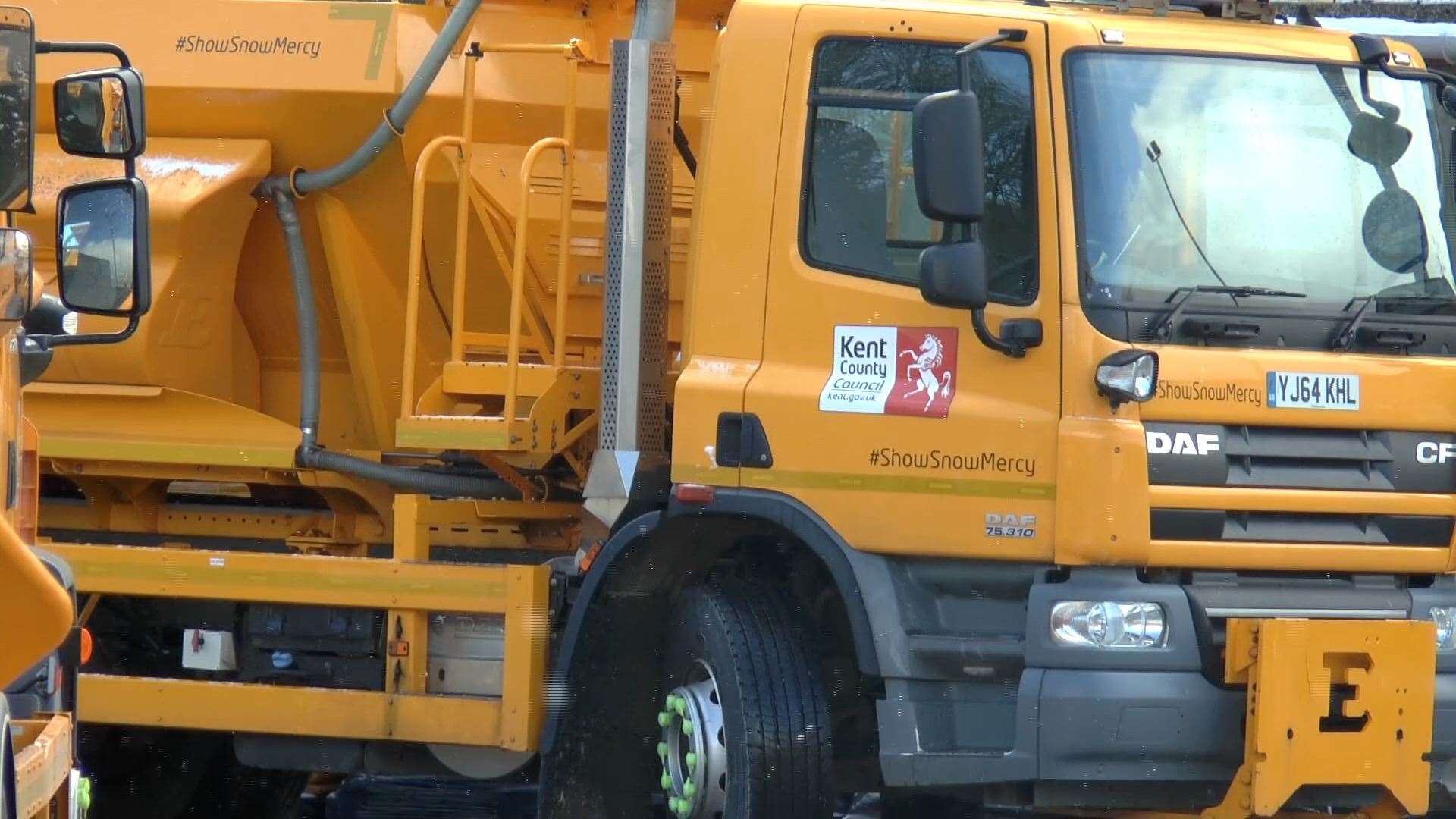 Kent County Council gritters will be unaffected by HGV driver shortages