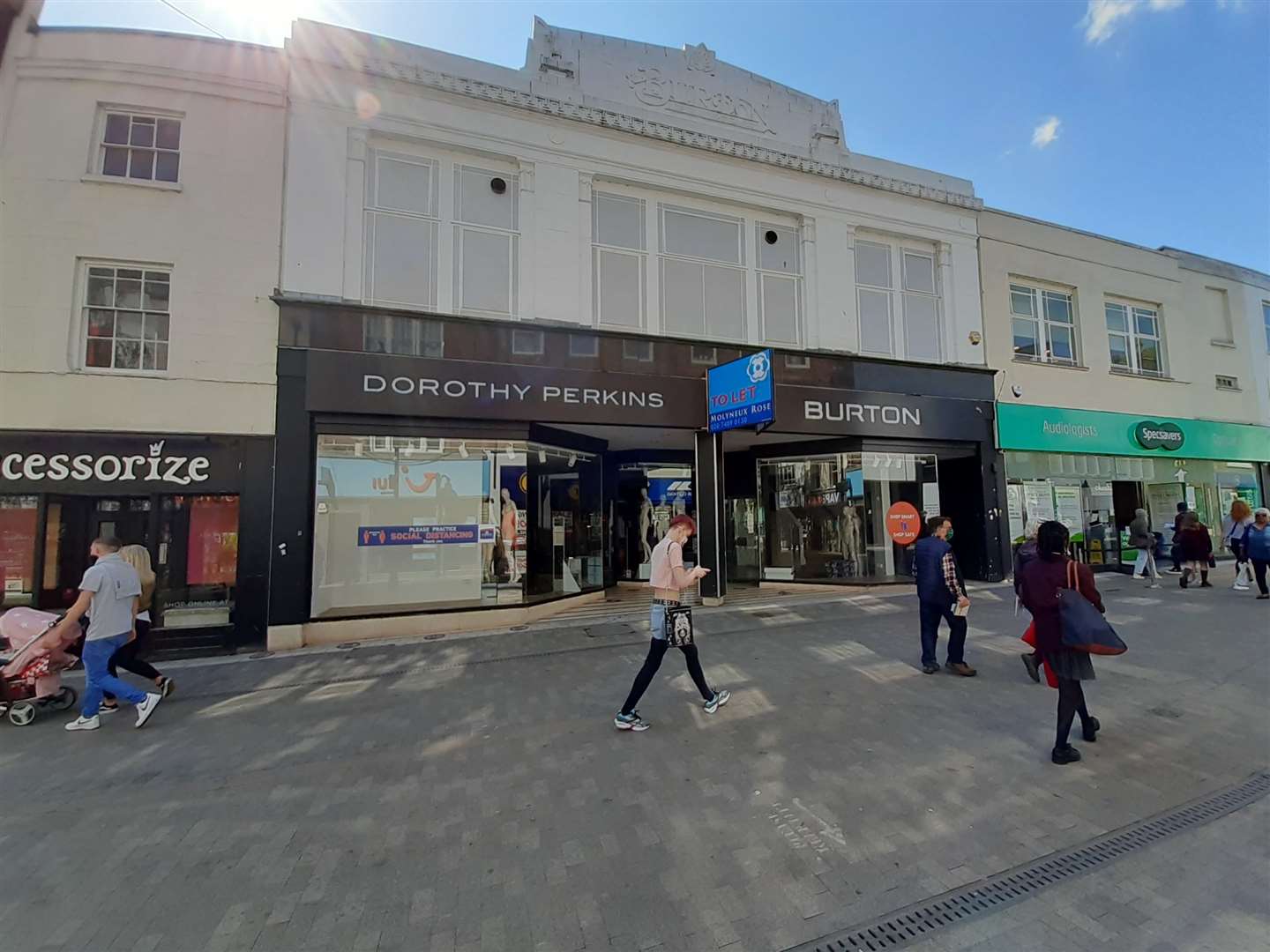 Burtons and Dorothy Perkins in Week Street have gone