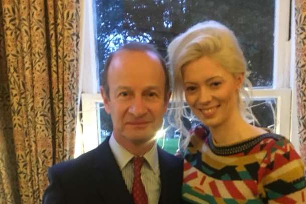 Henry Bolton with Jo Marney
