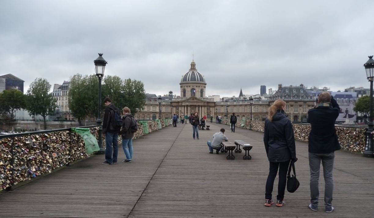 Padlocks on The Pont Des Arts (pre 2015)