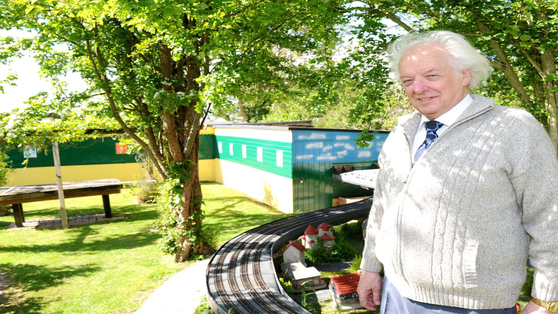 Roy James is in the running for Shed of the Year. Picture: Simon Hildrew