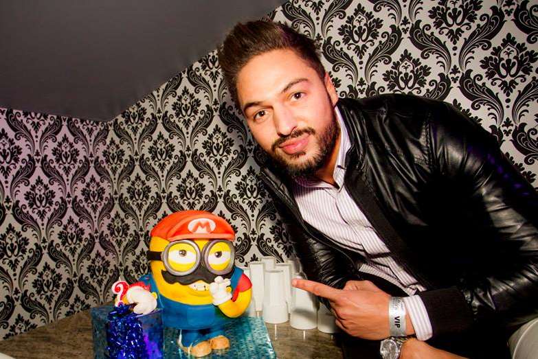 Mario Falcone, star of The Only Way is Essex, celebrated his birthday at Gallery nightclub in Maidstone. Picture by Jay Sinclair / Direct FX.