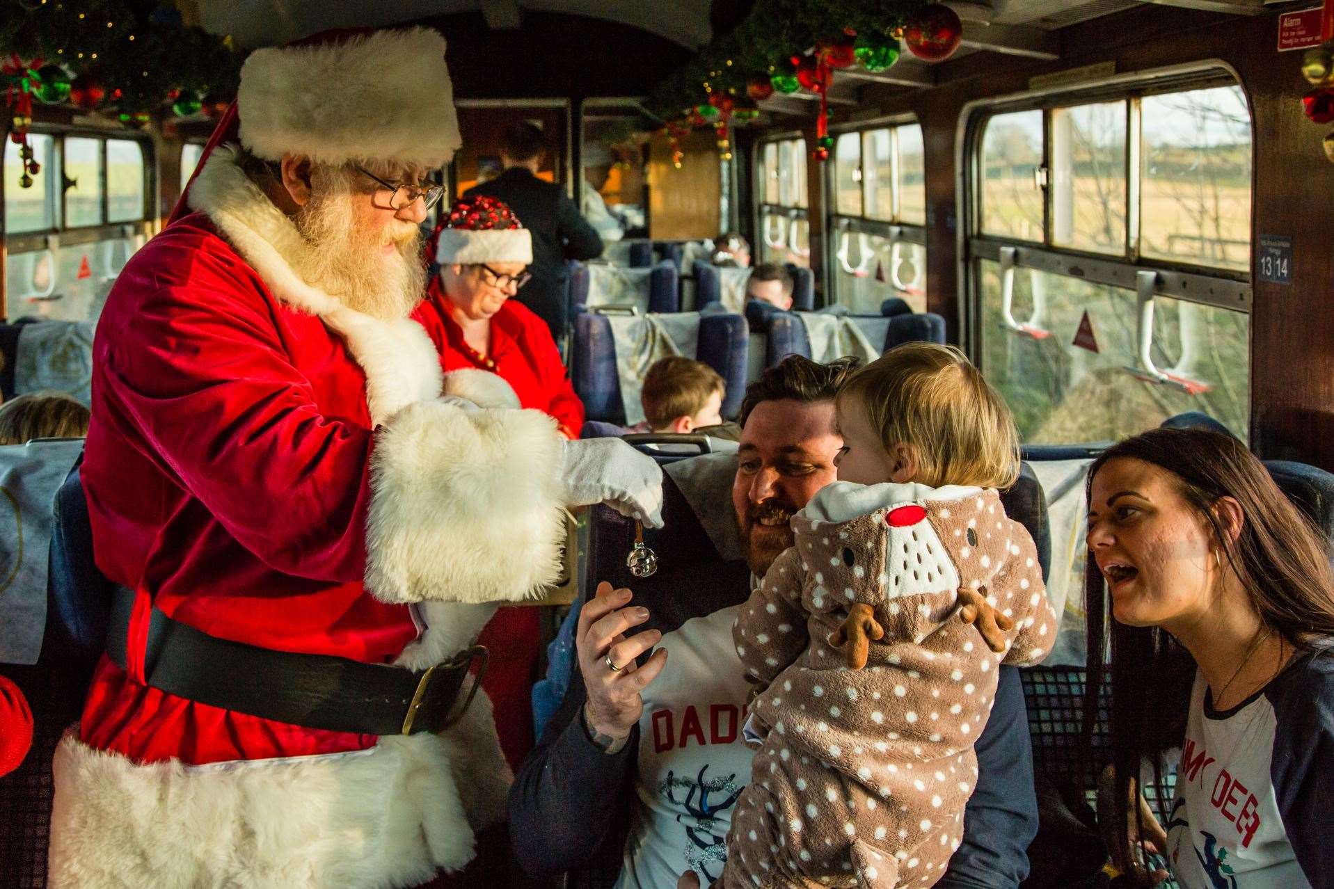 Father Christmas will be climbing aboard The Polar Express