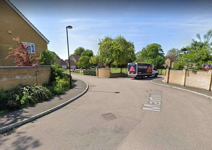 Police were called to Martin Drive in Stone after a stabbing. Picture: Google