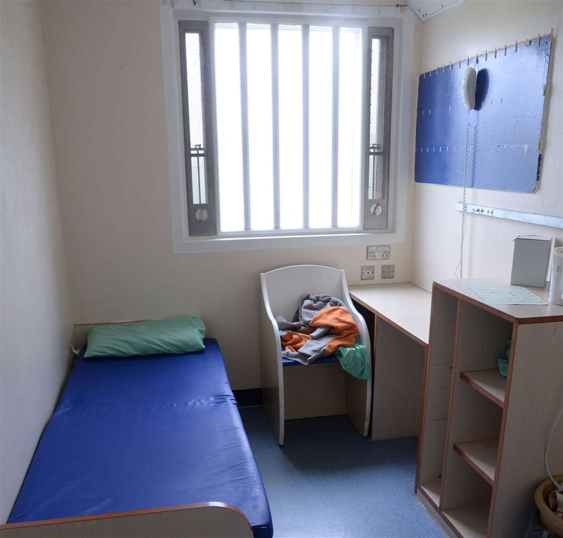 A cell at HMP Swaleside. Picture: Chris Davey