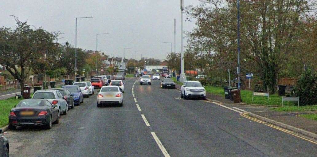 The A226 Rochester Road, Gravesend is closed in both directions. Picture: Google