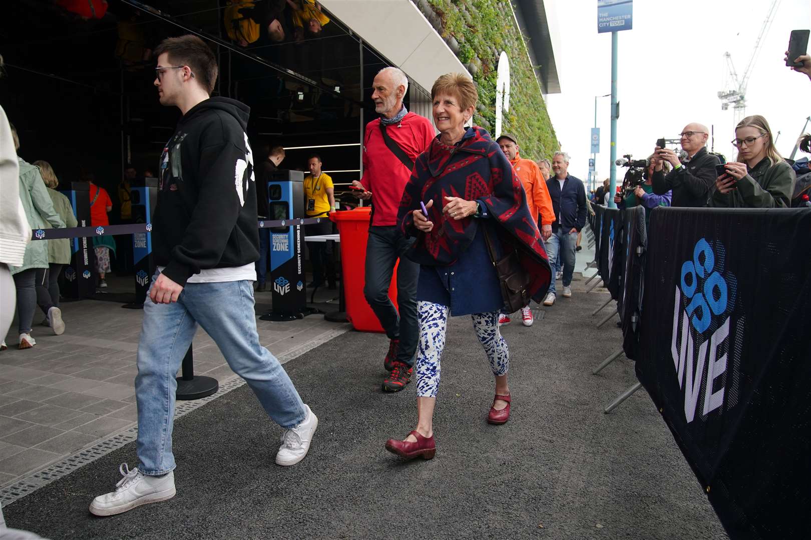 Concertgoers arriving at the Co-op Live arena (Peter Byrne/PA)