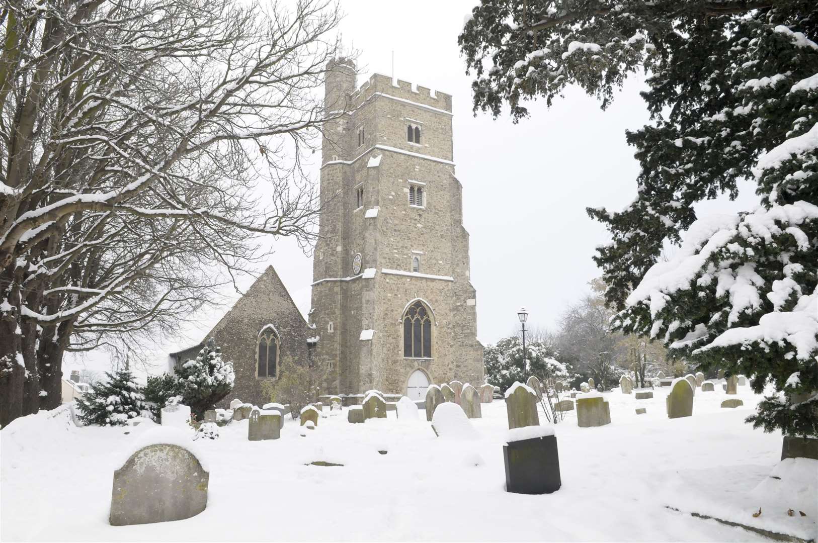 Snow in Kent in December 2010