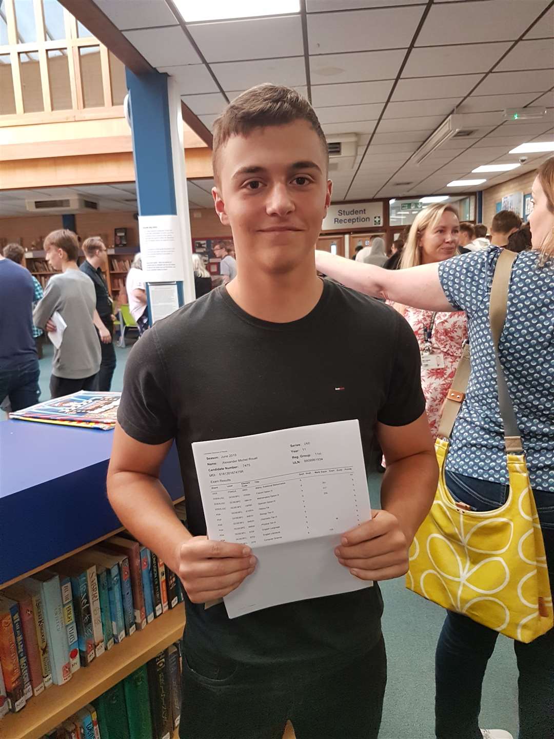 Alex Rouet absolutely excelled during his GCSEs, picking up nine 9s, an 8 and an A (15624419)