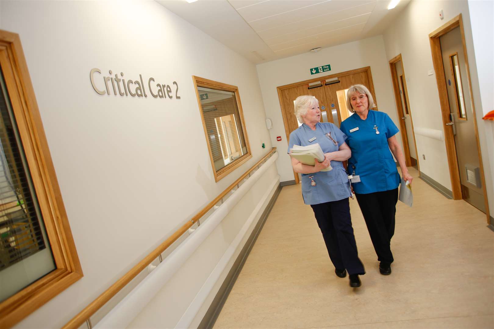 Health care assistant Janet Lindsay, left, and staff nurse Kay Sharp at KIMS Hospital, Maidstone