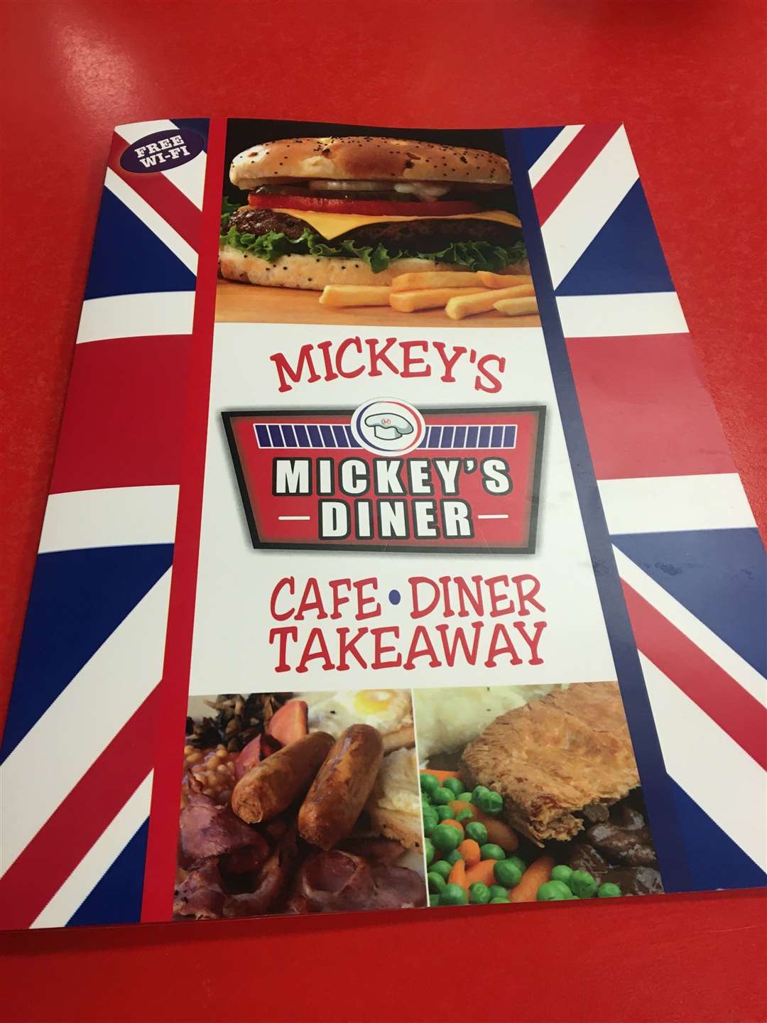 The Mickey's Diner menu