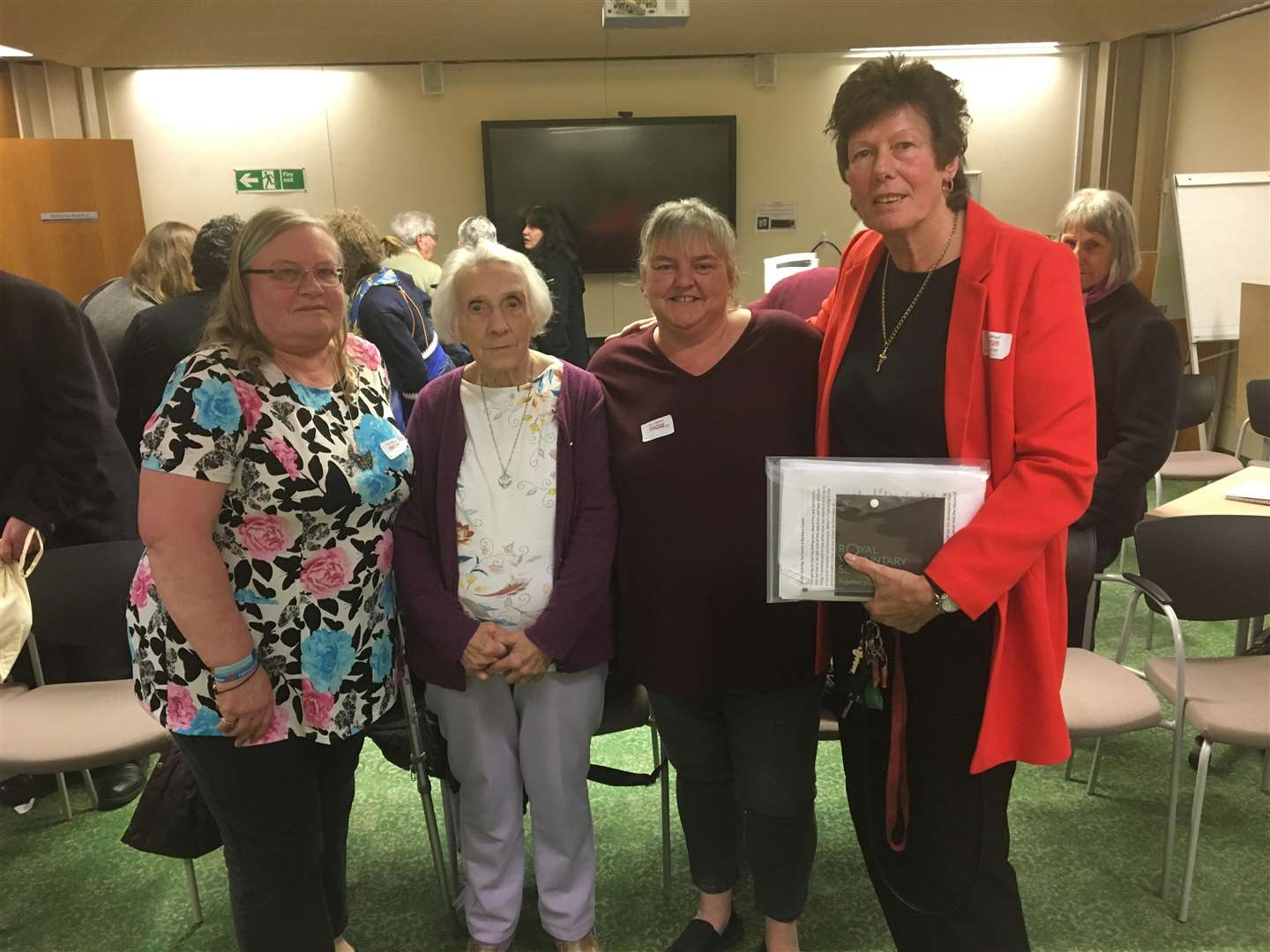 Volunteers and supporters of the RVS centre in Chatham, pictured at a meeting earlier in 2018 (4849729)