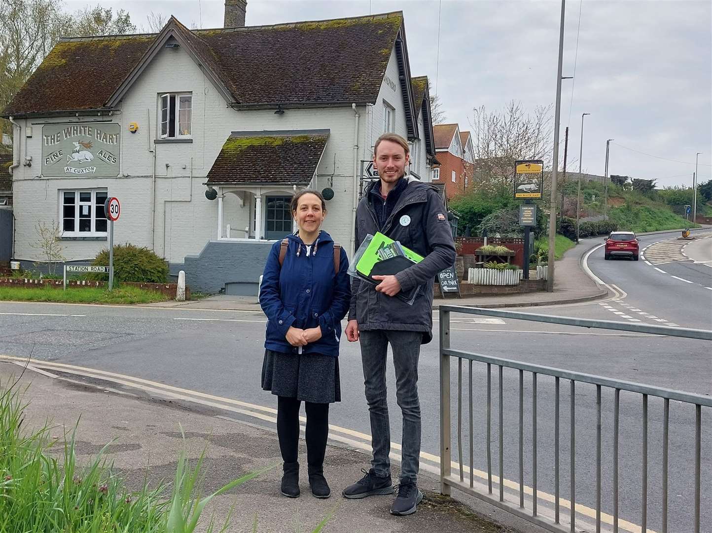 Matt Nightingale and Cat Jamieson of Medway Green Party were candidates in the Cuxton, Halling and Riverside ward at the elections in May