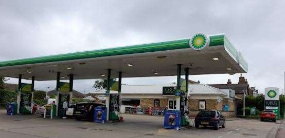 Winsbury stole from the BP garage in Margate. Picture: Google