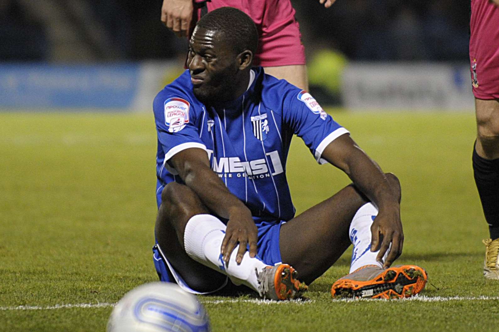 Frank Nouble enjoyed a loan spell at Priestfield in 2011 Pic: Barry Goodwin