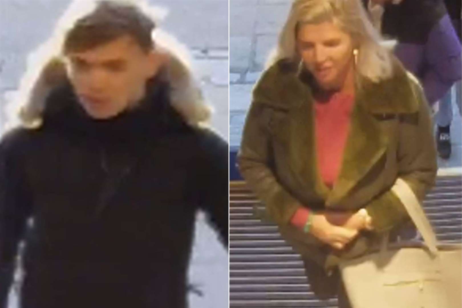 Police are looking to speak to two people following the theft of iPhone in Canterbury in December