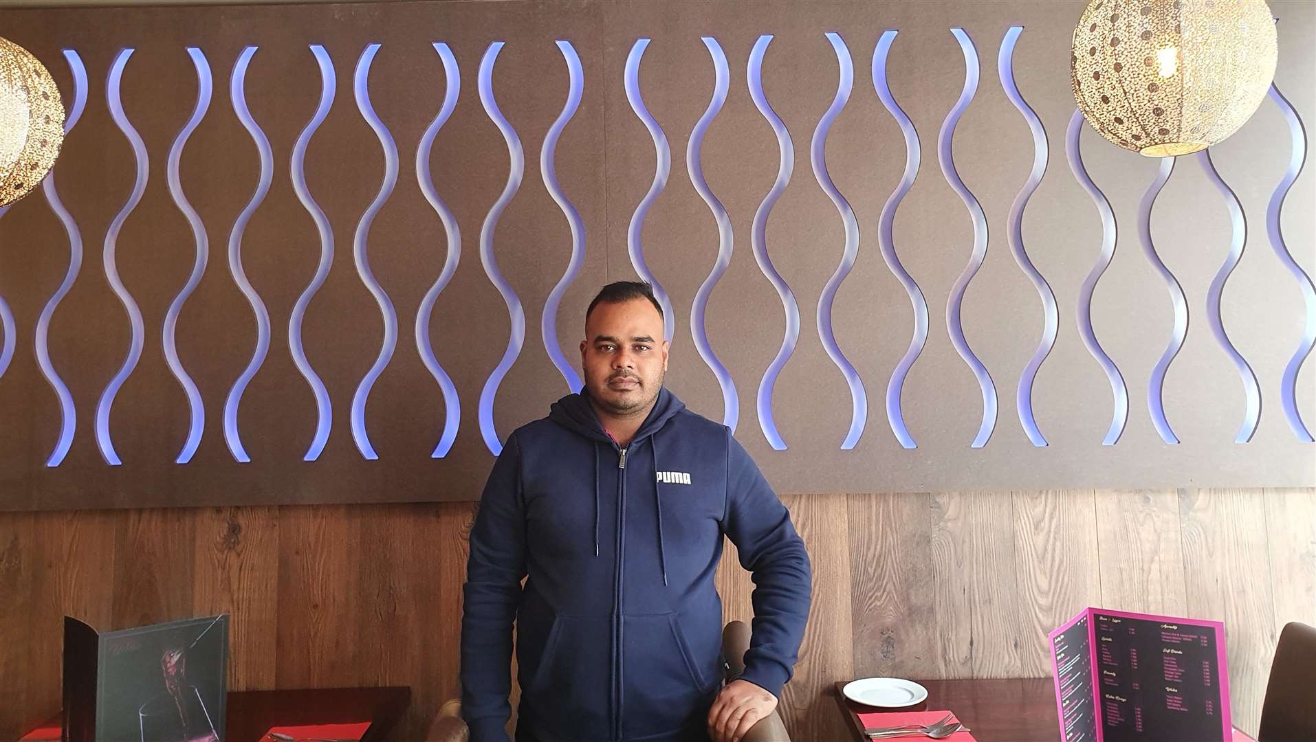 Shekhrul Alom owns the Spice of India restaurant