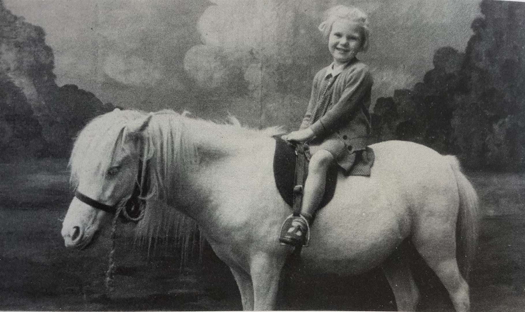 Vickie Harris on a pony (16699189)
