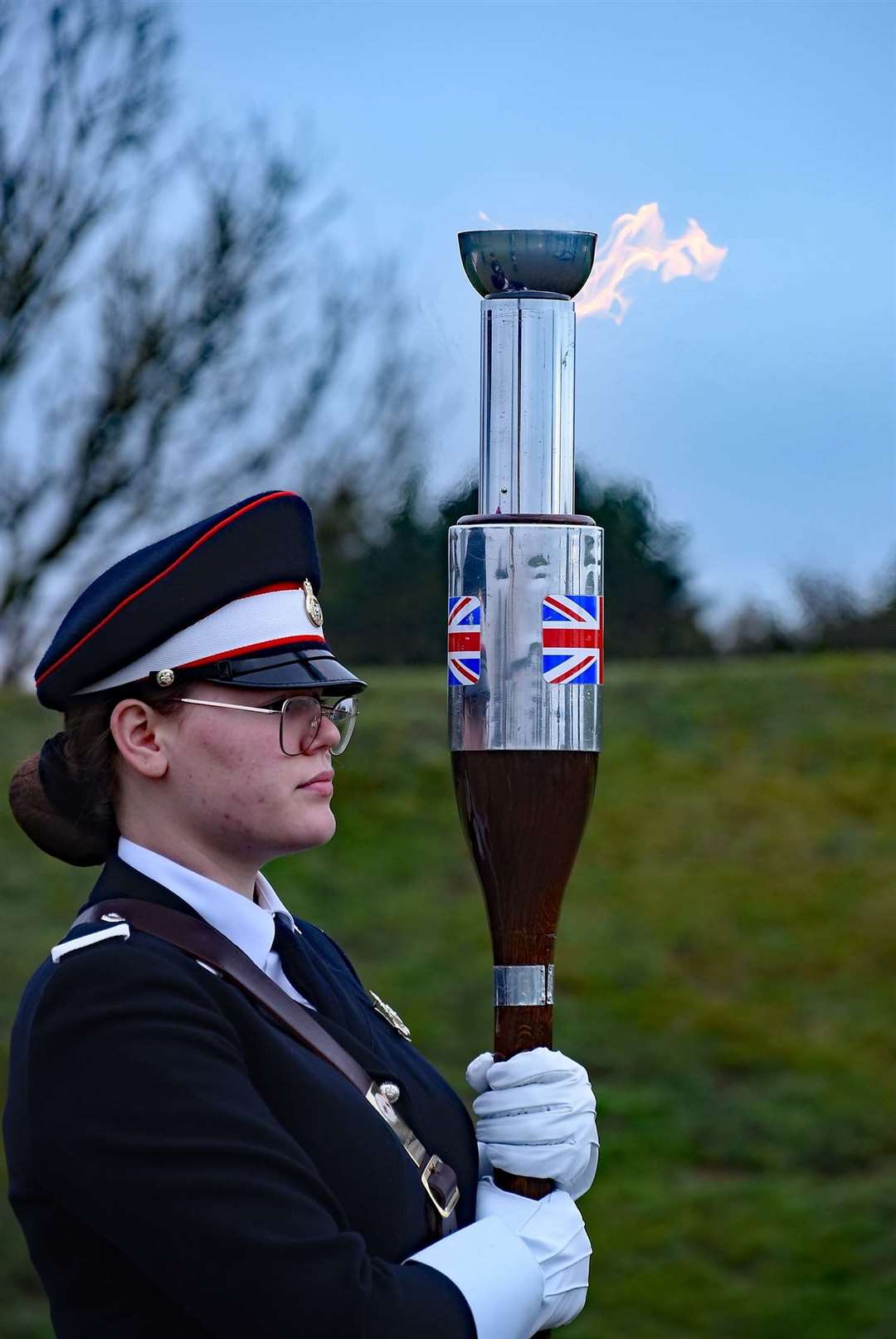 The bearing of the torch. Picture: Battle of Britain Memorial Trust